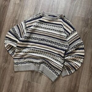 Vintage 90's Liberty Made in USA pattern sweater
